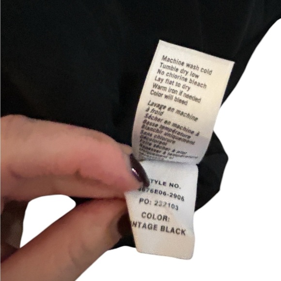 Paige Women's Black V-Neck Top - Picture 4 of 5